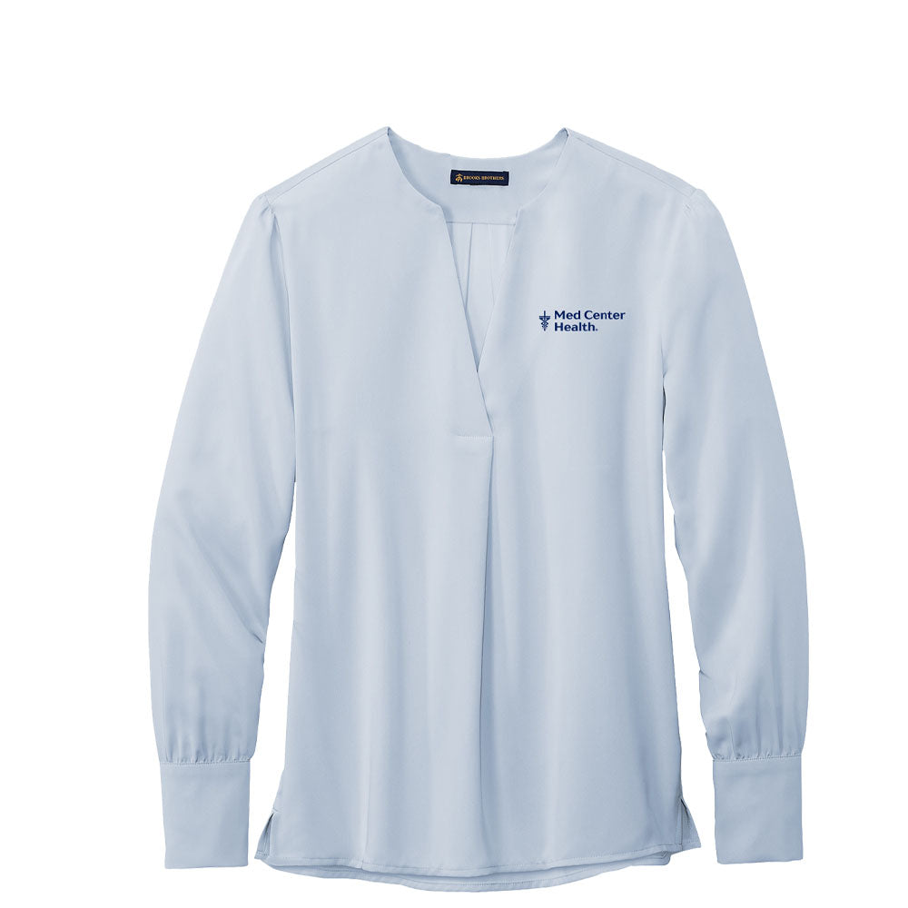Brooks Brothers® Women’s Open-Neck Satin Blouse