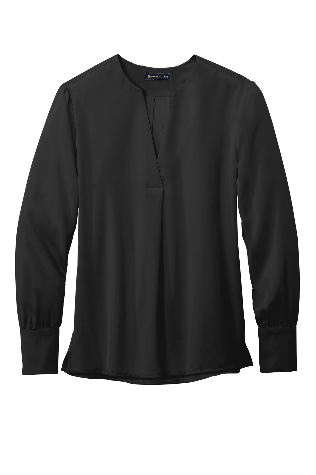 Brooks Brothers® Women’s Open-Neck Satin Blouse