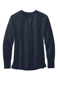 Brooks Brothers® Women’s Open-Neck Satin Blouse