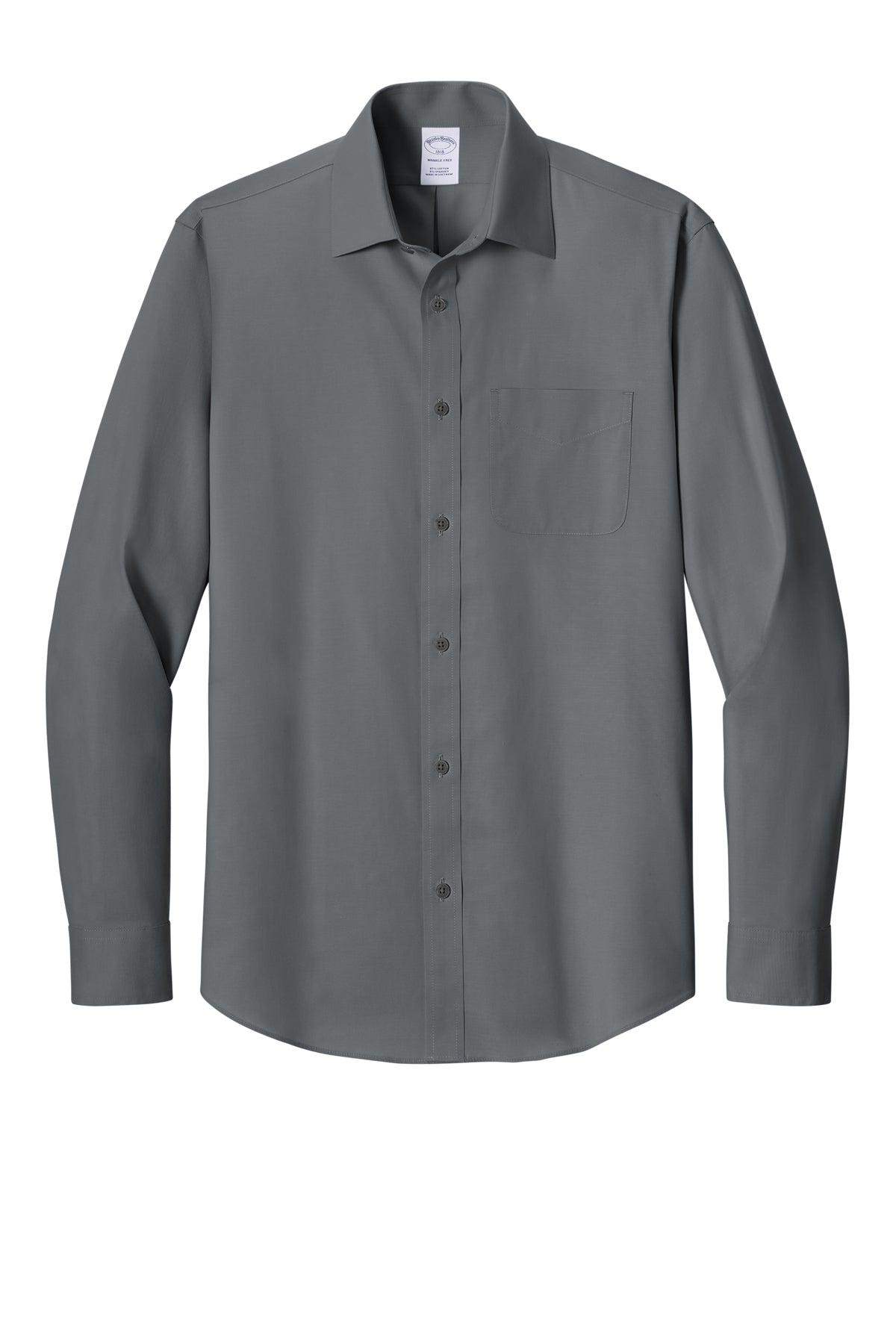 Brooks Brothers® Wrinkle-Free Stretch Pinpoint Spread Collar Shirt